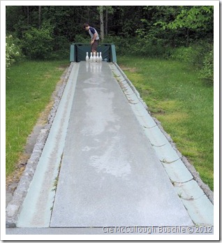 Outdoor Bowling Lane -Rock of Ages Vermont Outdoor Bowling Lane - Rock of Ages Vermont