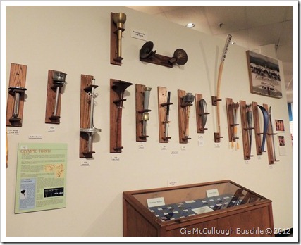 Olympic torch collection, Winter Olympic Museum, Lake Placid