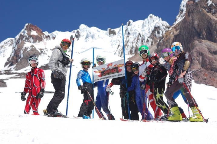 ski camp at Mt Hood