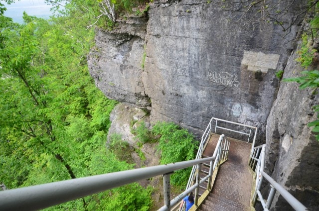 Indian Ladder Trail stairs