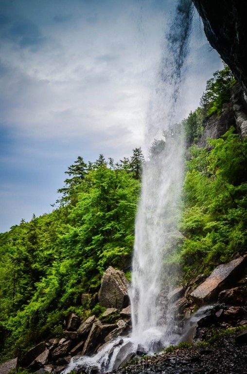 Indian Ladder trail waterfall