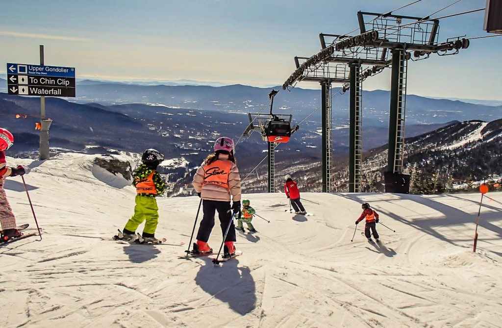 ski slopes at Stowe