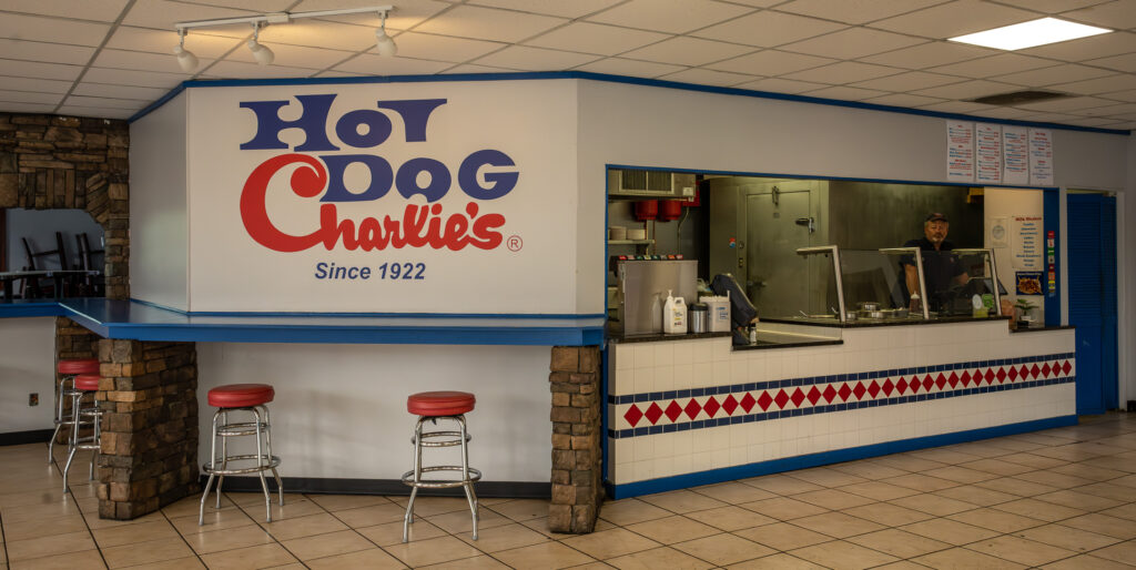 Hot Dog Charlies interior