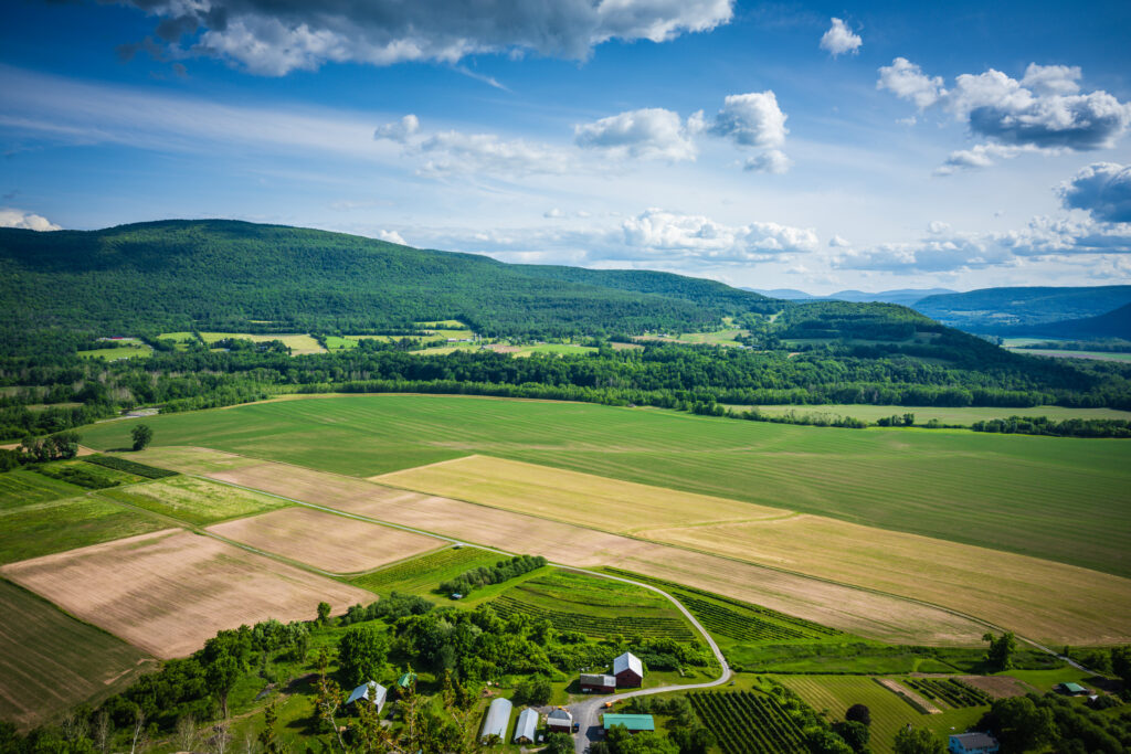 View of Schoharie Valley from Vromans Nose summit